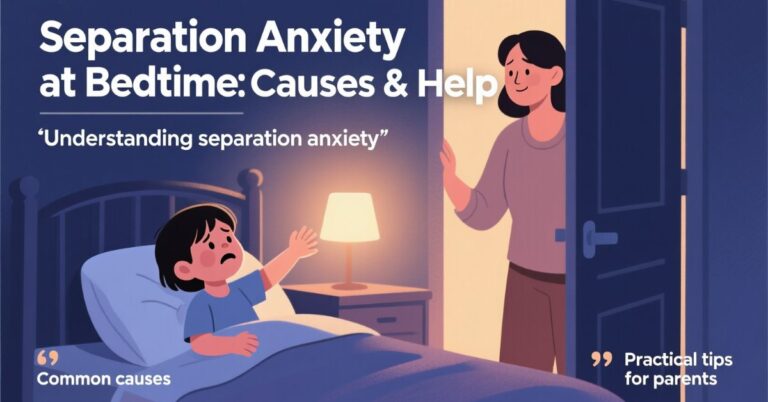 Separation Anxiety at Bedtime: Causes & Help