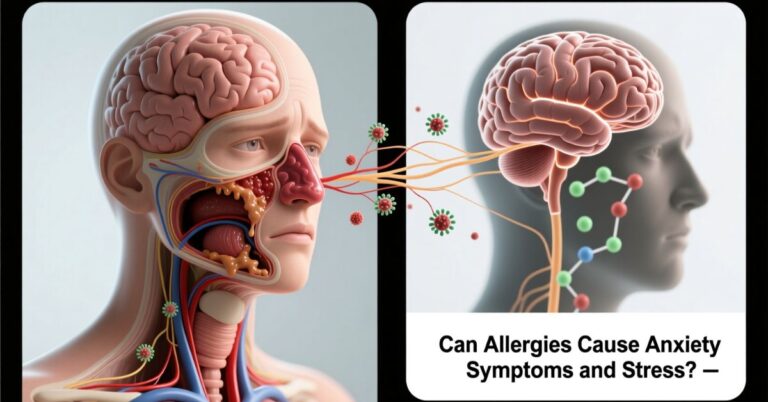 can allergies cause anxiety