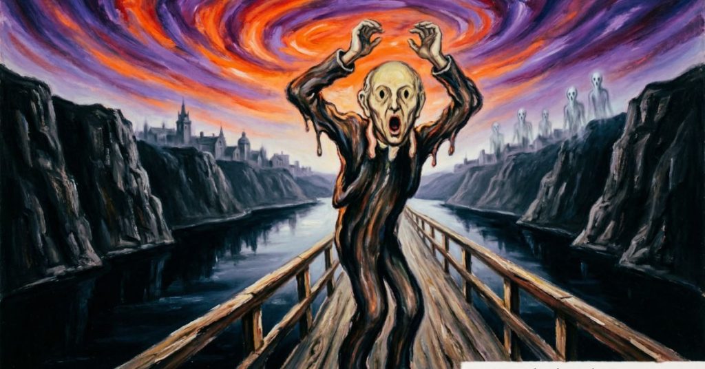 anxiety by edvard munch